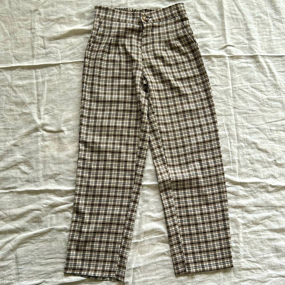 Plaid pants